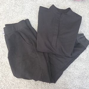 Figs Black Women's Pants & Jumpsuit Set